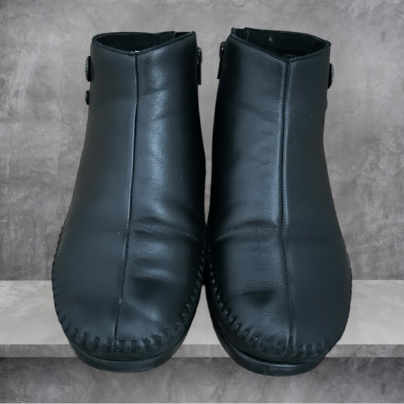 👢 SAS Genuine Leather Ankle Booties – Extra Wide (W3) – Size 6.5 - Picture 2 of 12